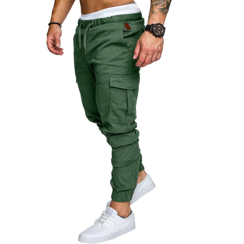THE HELIOS CARGO PANTS - ARMY GREEN